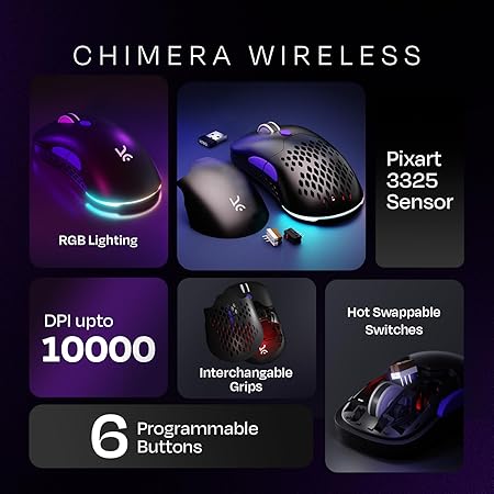Kreo Wireless Gaming Mouse Chimera - Image 2