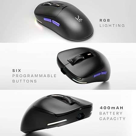 Kreo Ultra Lightweight Wireless Gaming Mouse Pegasus - Image 5